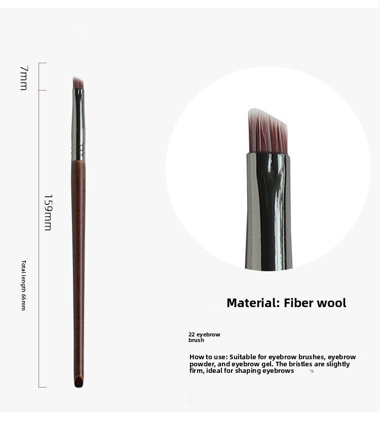 Professional Makeup Brush Set with Wood Handle