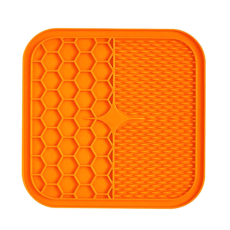 Silicone lick pad