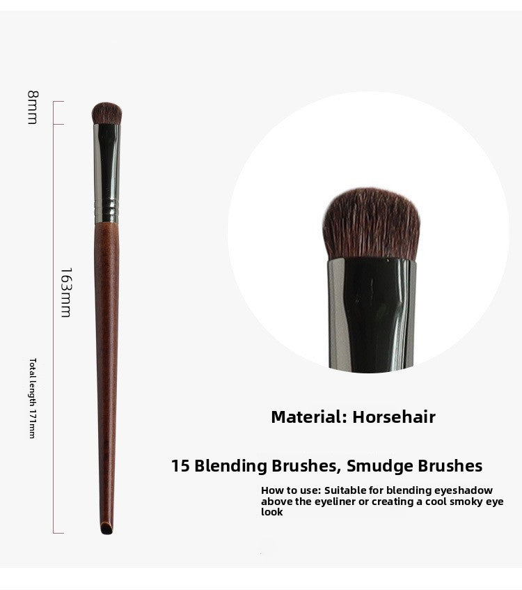 Professional Makeup Brush Set with Wood Handle