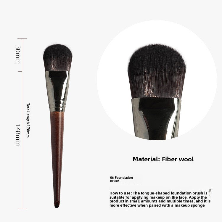 Professional Makeup Brush Set with Wood Handle