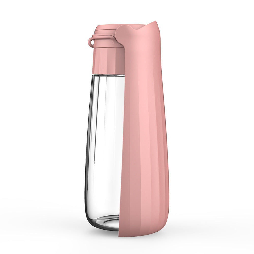 Portable water bottle for pets
