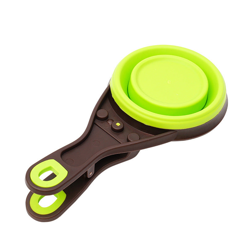 Foldable Silicone Pet Food Bowl