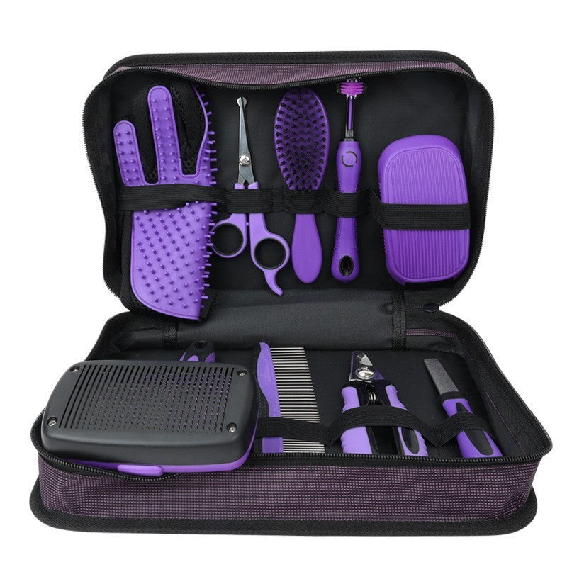 Pet Grooming Tool Set with Comb and Nail Clippers