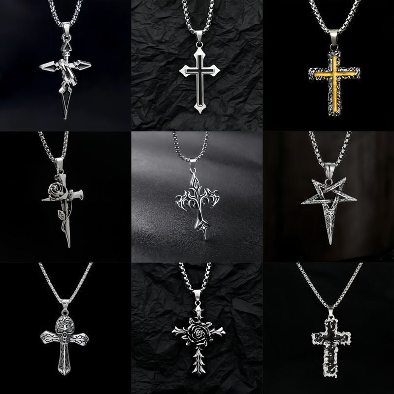 Style Cross Pendant Necklace