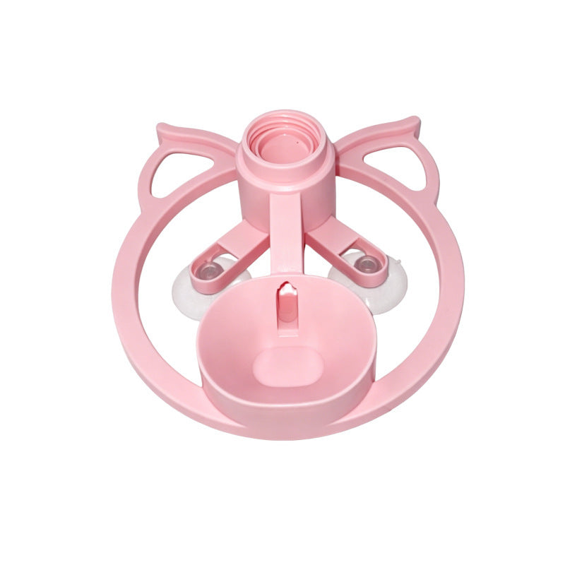 Suction Cup Pet Water Fountain Non Spill Bowl