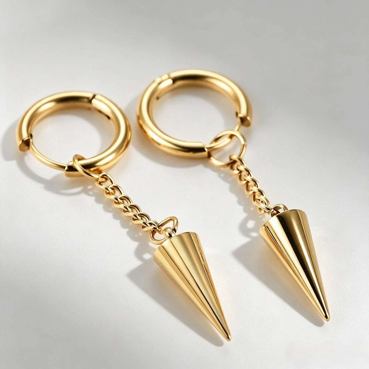 Pointed Tassel Earrings