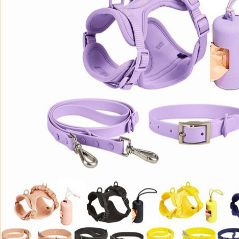 Harness for a pulling dog collar