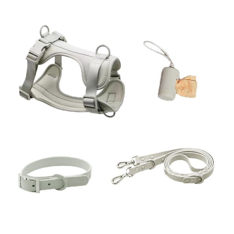 Harness for a pulling dog collar
