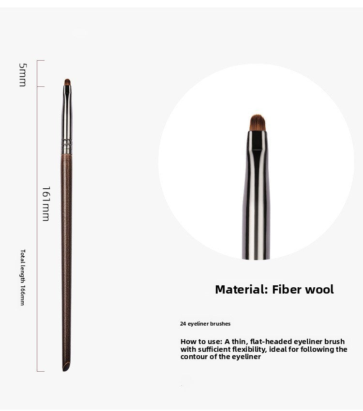 Professional Makeup Brush Set with Wood Handle