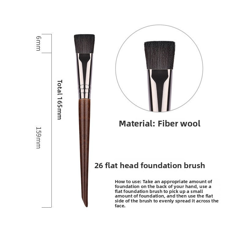 Professional Makeup Brush Set with Wood Handle