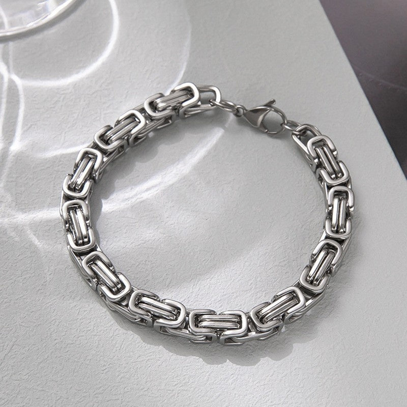 Fashion Titanium Steel Bracelet for Men and Women