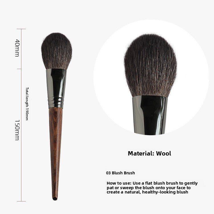Professional Makeup Brush Set with Wood Handle