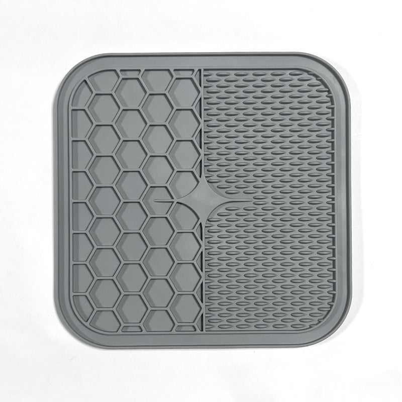 Silicone lick pad