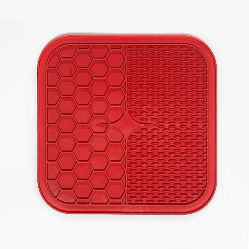 Silicone lick pad
