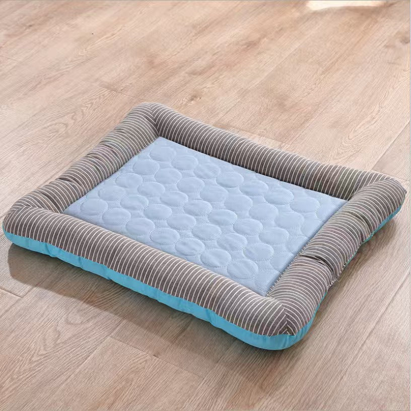 Pet Cooling Mat Ice Silk Bed