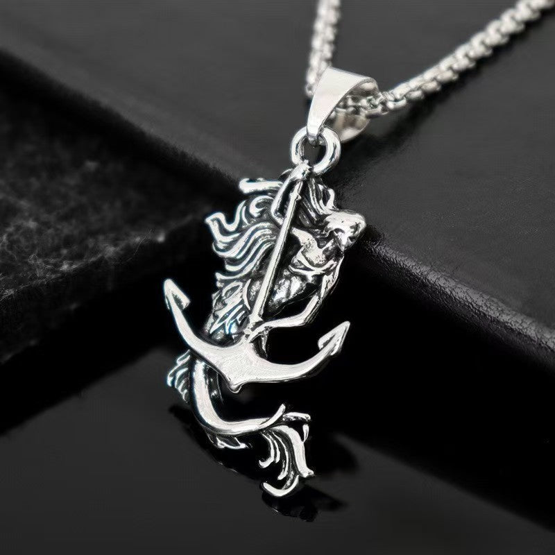 Retro Eagle Wing Alloy Necklace
