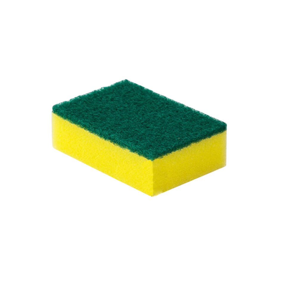 Dishwashing double-sided sponge
