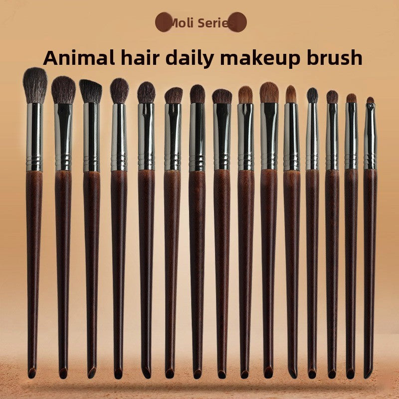 Professional Makeup Brush Set with Wood Handle
