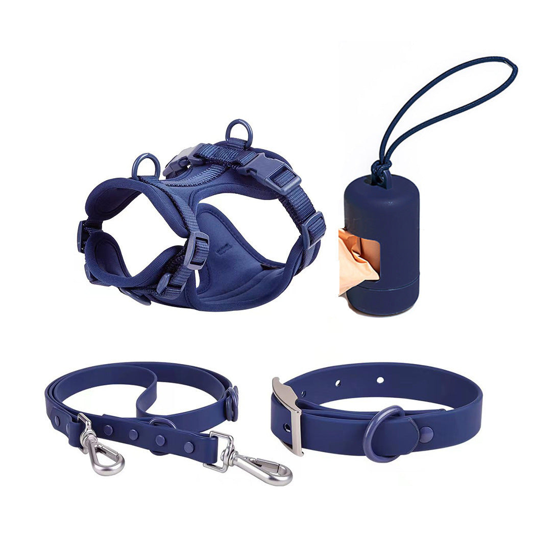 Harness for a pulling dog collar