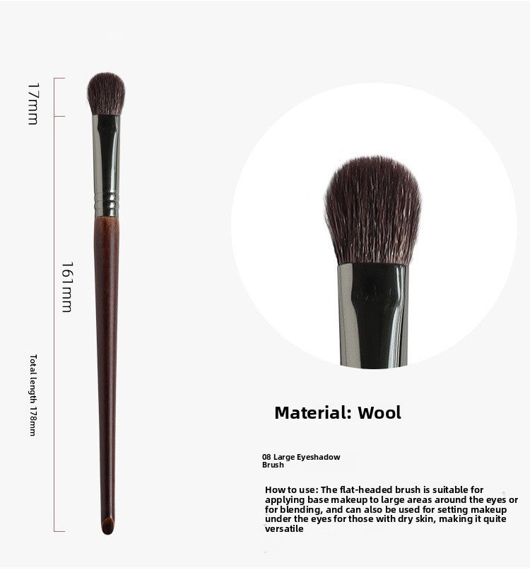 Professional Makeup Brush Set with Wood Handle