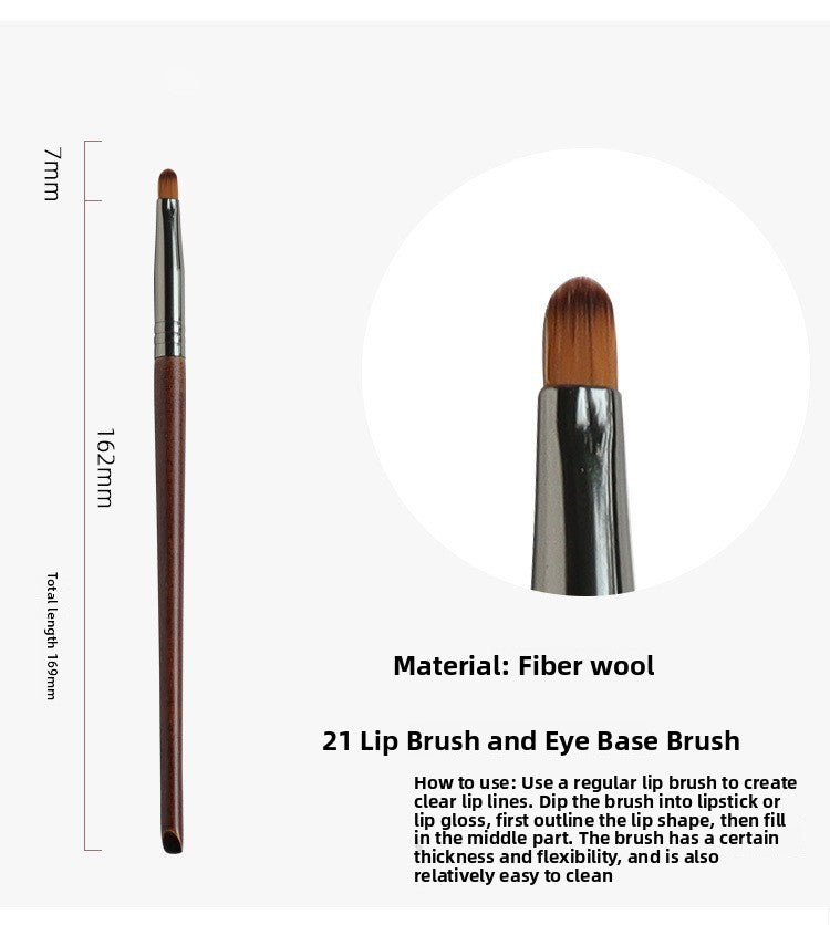 Professional Makeup Brush Set with Wood Handle