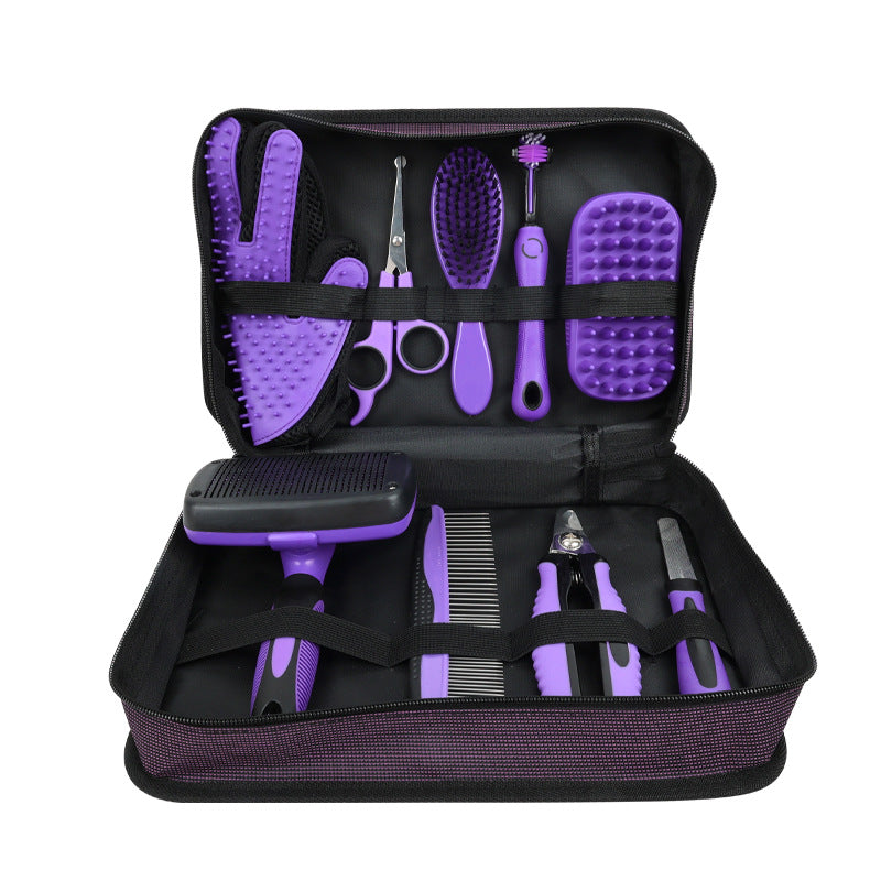 Pet Grooming Tool Set with Comb and Nail Clippers