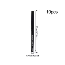 10PCS Waterproof Eyeliner Gel Pencil, Brown Eyelid Pen, Soft Easy Wearing High Pigmented Matte Finish Eyeliner Pen, Long Lasting