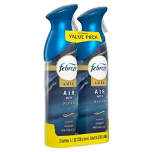 Air Freshener Spray Odor-Fighting - Ocean - 8.1oz: Aerosol, Dye-Free, Phthalate-Free for Interior Spaces