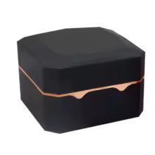 Luxury Octagon Flannel Watch Jewelry Case with LED Light Single Watch Case Jewelry Display Storage Gift Protective Box