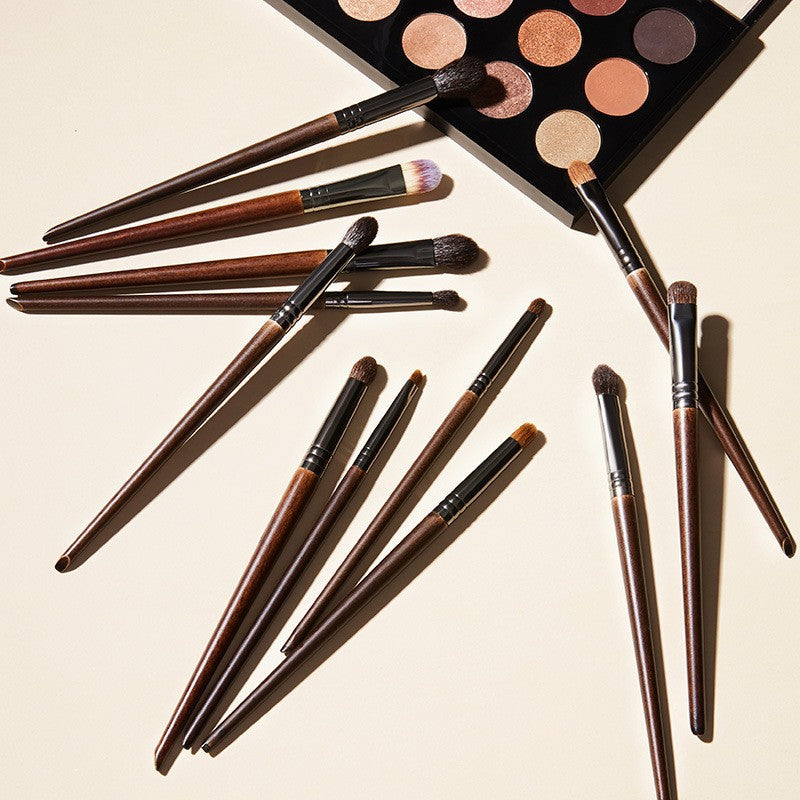 Professional Makeup Brush Set with Wood Handle
