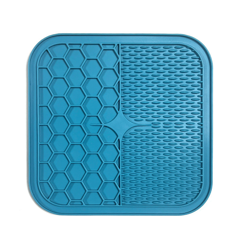Silicone lick pad