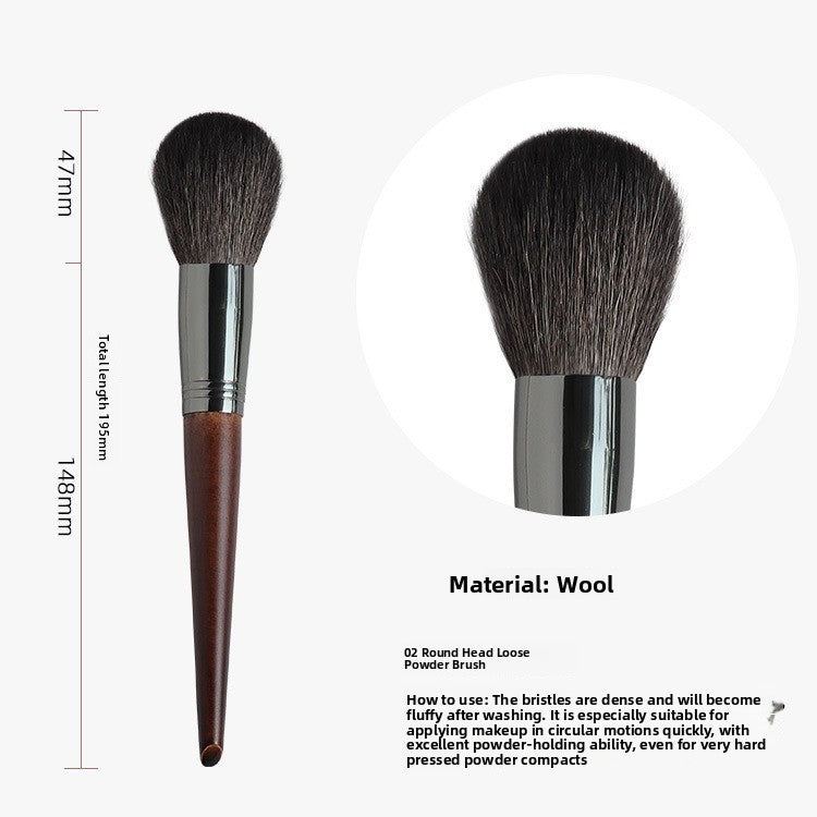 Professional Makeup Brush Set with Wood Handle