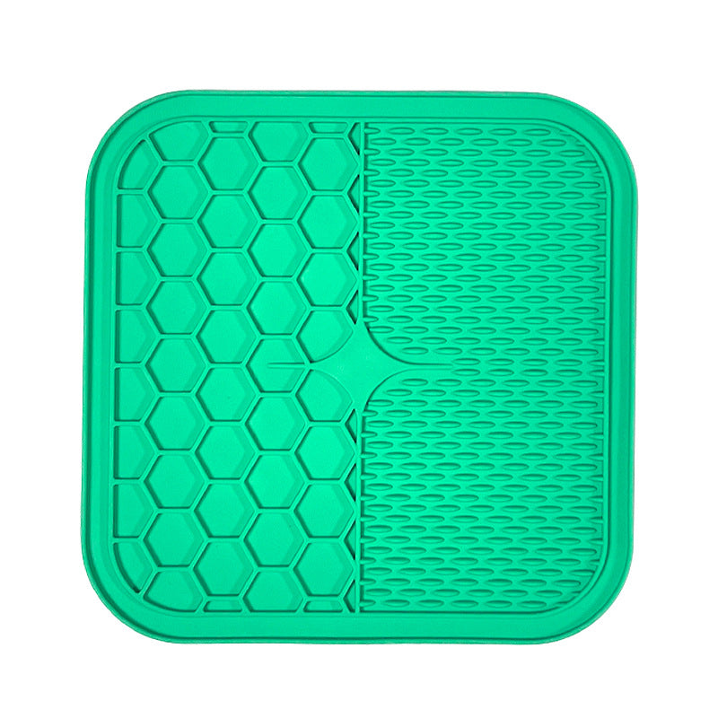 Silicone lick pad
