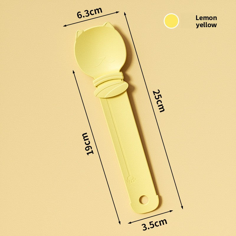 Pet Cat Treat Dispenser Meat Paste Scoop Tool