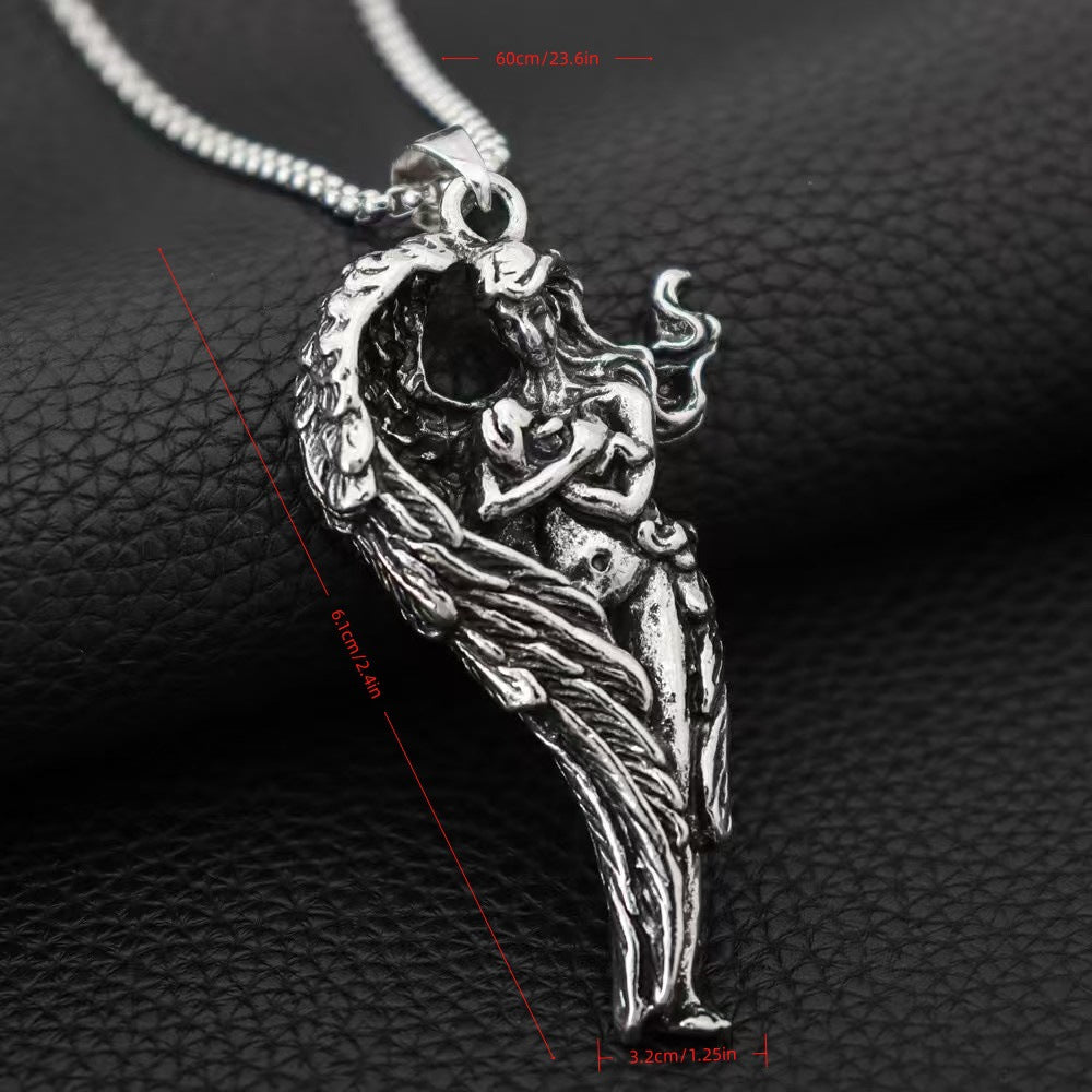 Retro Eagle Wing Alloy Necklace