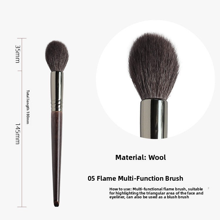 Professional Makeup Brush Set with Wood Handle