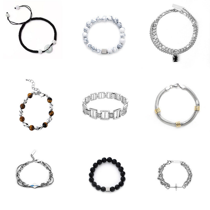 Fashion Titanium Steel Bracelet for Men and Women