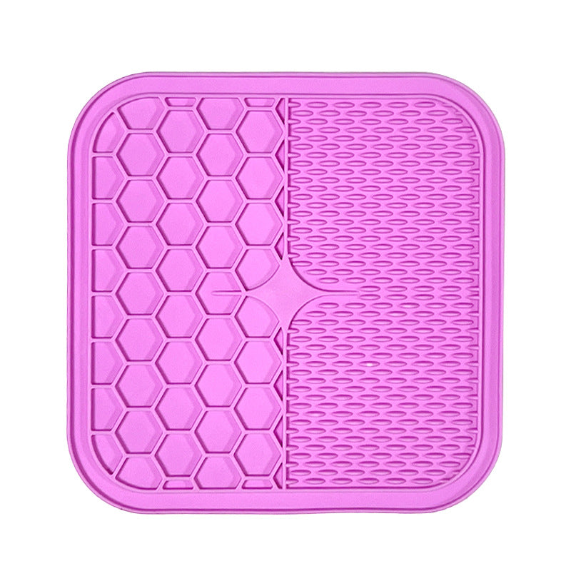 Silicone lick pad