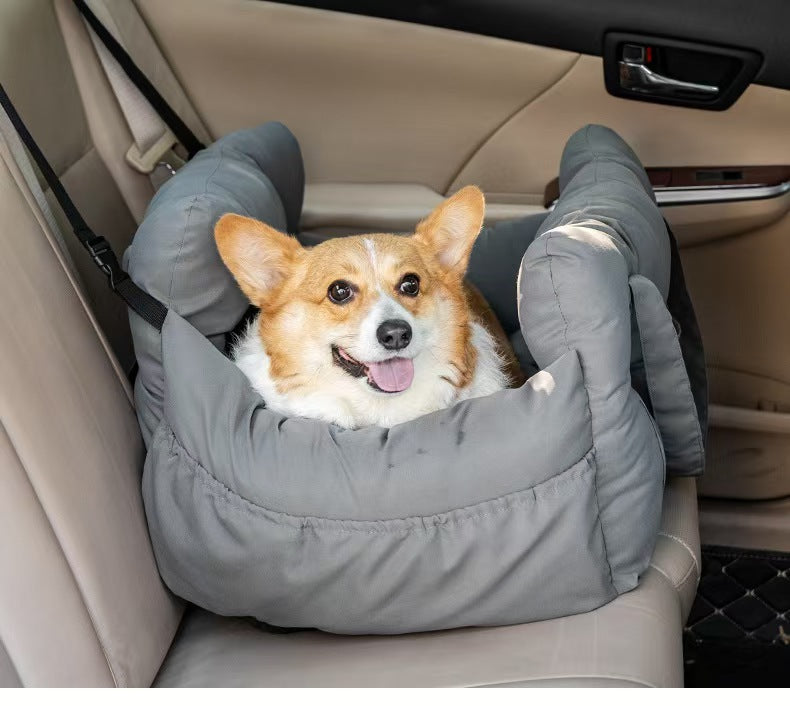 Car-Mounted Pet Bed for Dogs and Cats