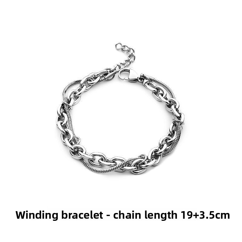 Fashion Titanium Steel Bracelet for Men and Women