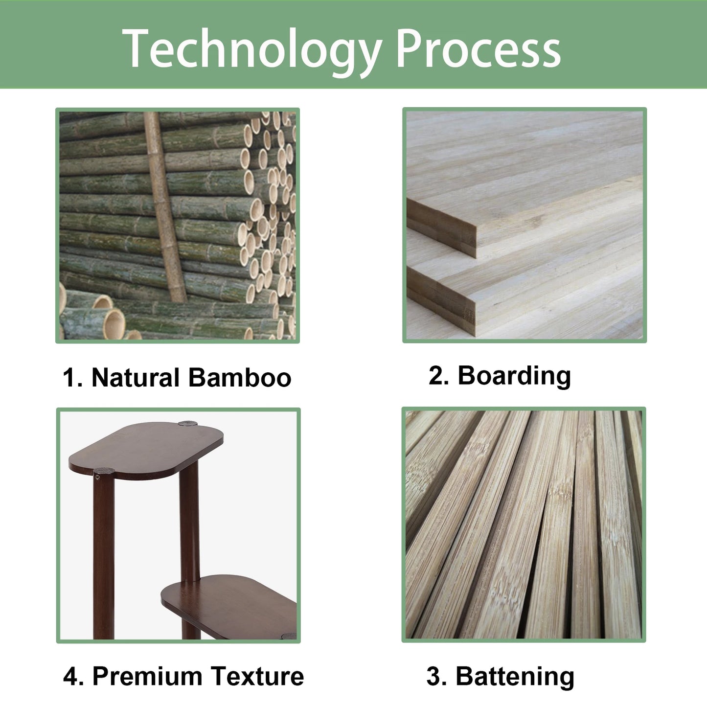 Bamboo Plant Stands for Indoor Plants, Tall Plant Stands for Corner Plant Shelf Multiple Flower Holder for Indoor Outdoor Garden